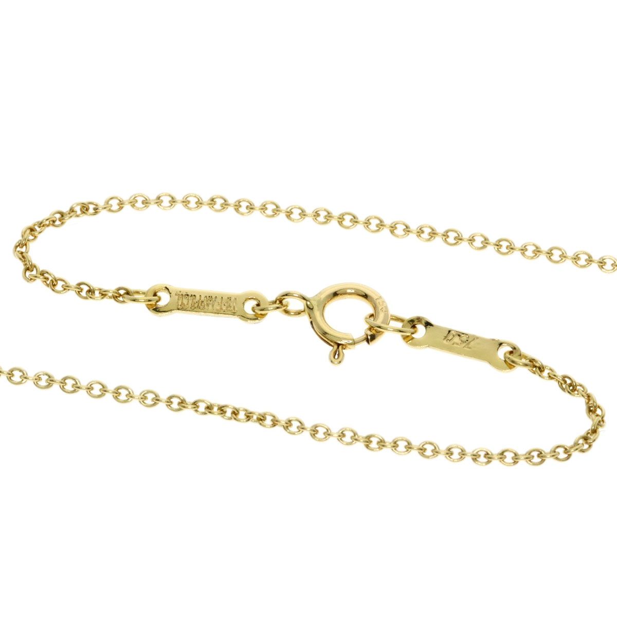 Tiffany & Co Leaf Fin Necklace 18k Yellow Gold — view 3