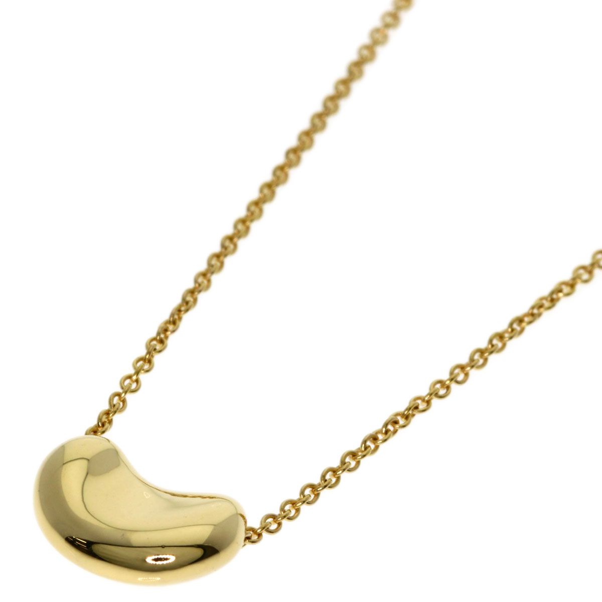 Tiffany & Co Bean Necklace 18k Yellow Gold