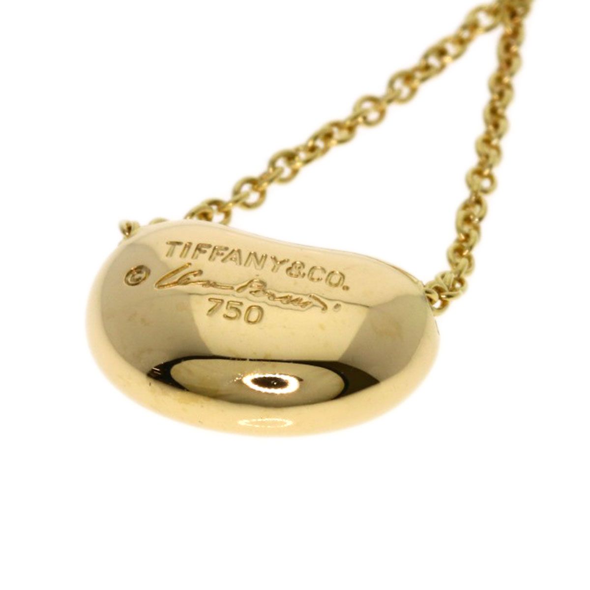 Tiffany & Co Bean Necklace 18k Yellow Gold — view 5