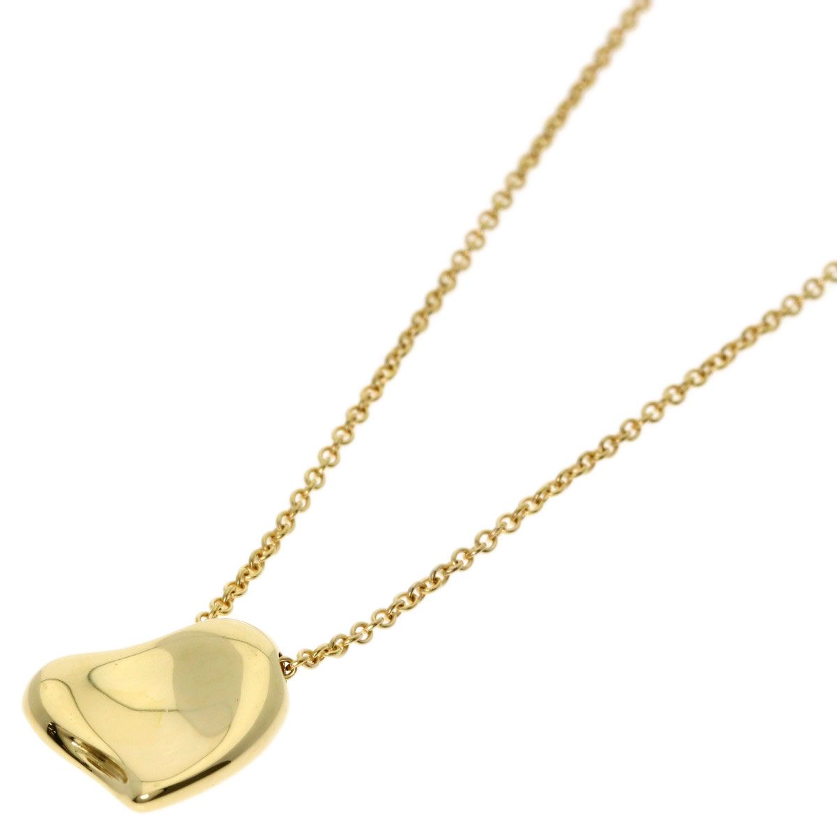 Tiffany & Co Full Heart Necklace 18k Yellow Gold