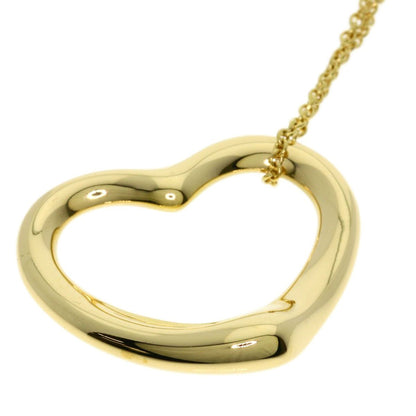 Tiffany & Co Open Heart Necklace 18k Yellow Gold — view 6