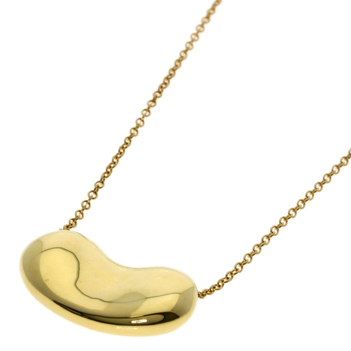 Tiffany & Co Bean Necklace 18k Yellow Gold