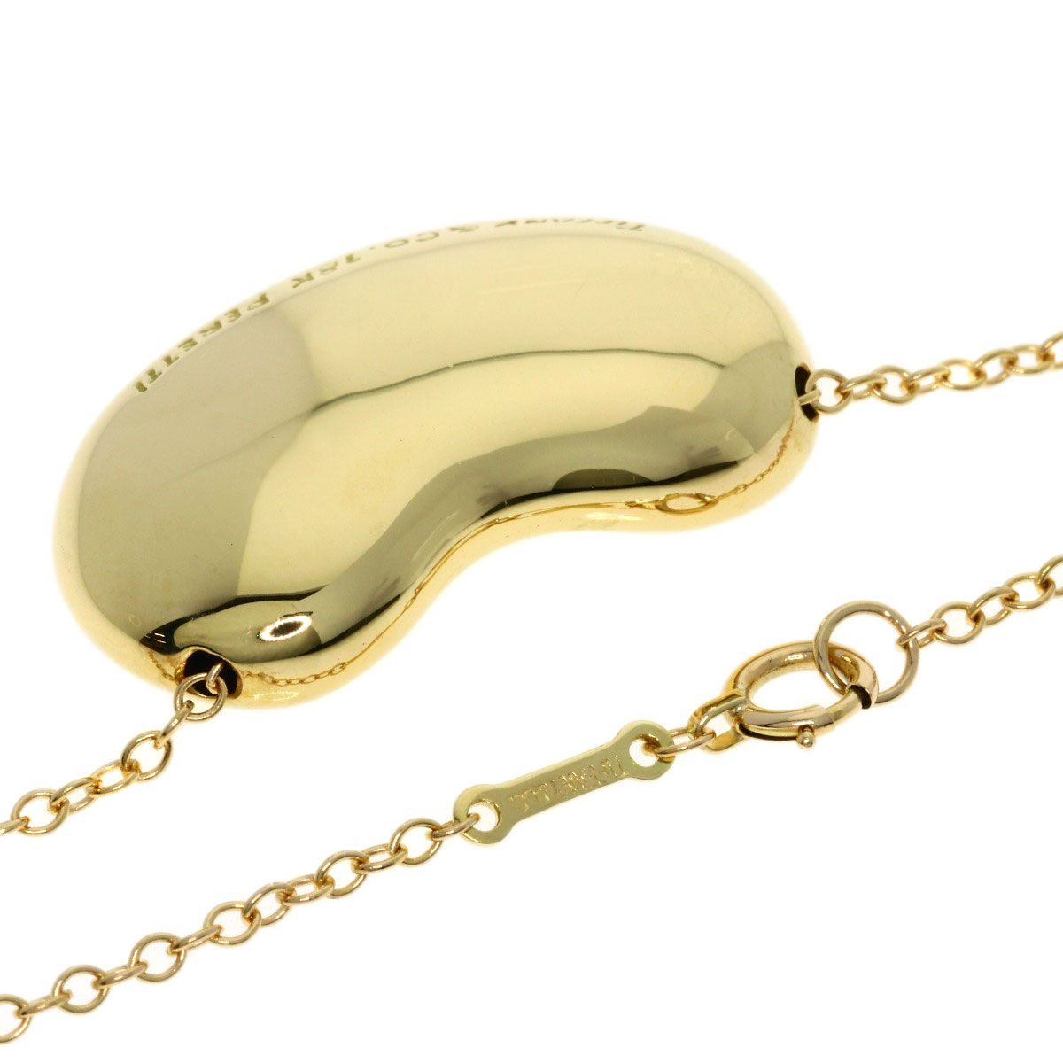 Tiffany & Co Bean Necklace 18k Yellow Gold — view 2