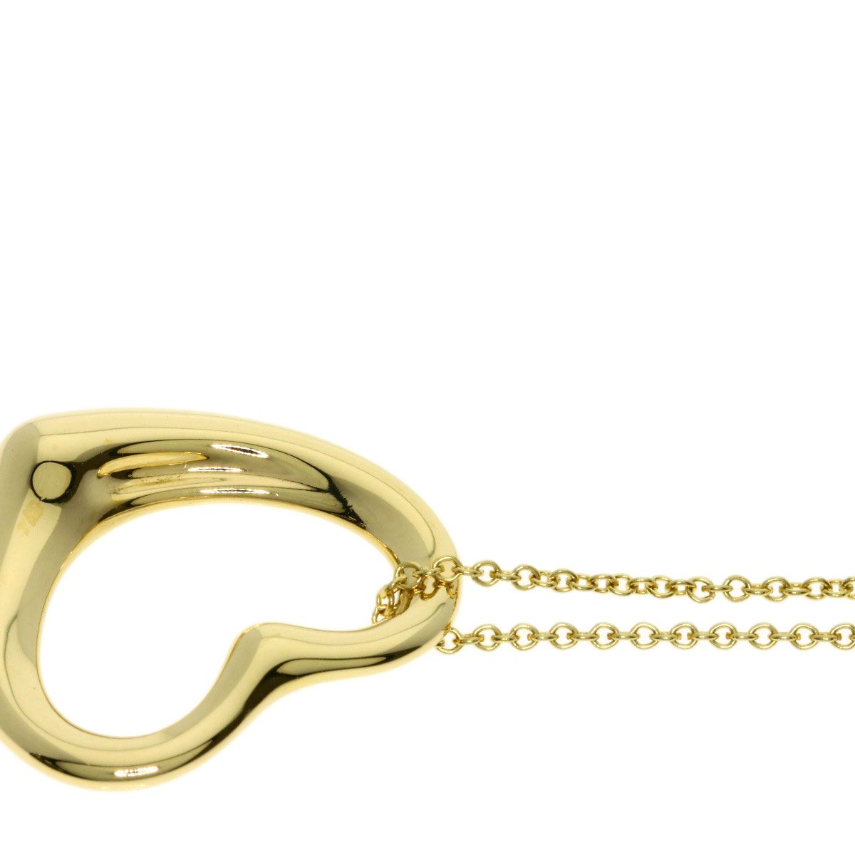 Tiffany & Co Open Heart Necklace 18k Yellow Gold — view 6