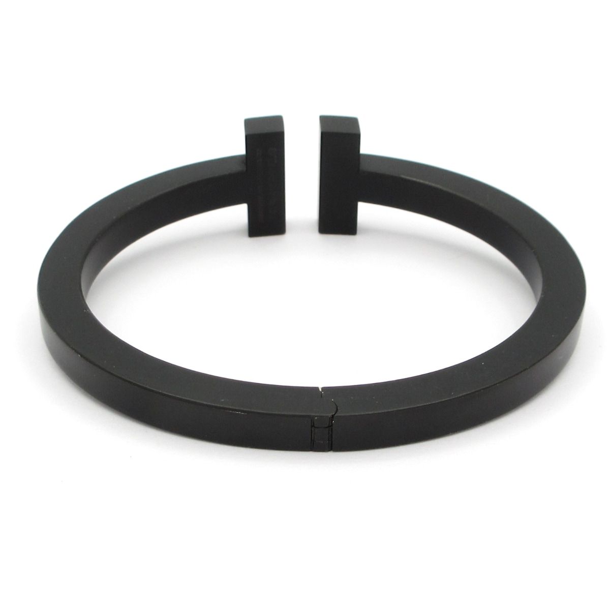 Tiffany & Co Bangle T Square Bracelet Black — view 3