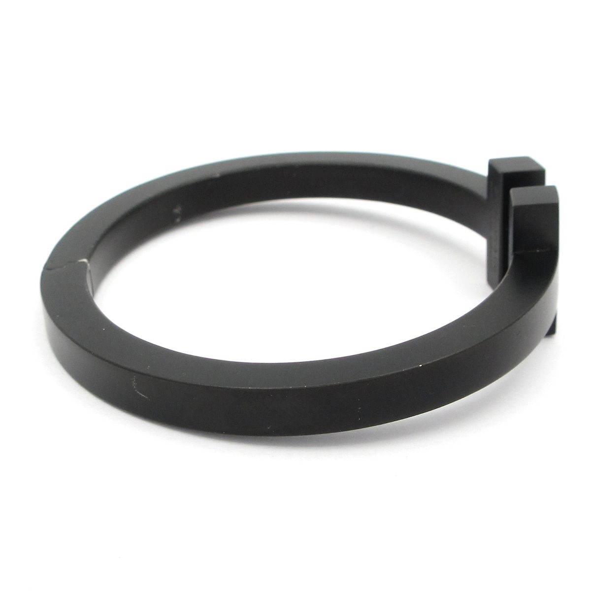 Tiffany & Co Bangle T Square Bracelet Black — view 2