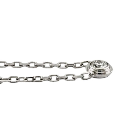 Cartier d'Amour Diamant Leger Necklace 18k White Gold Diamond — view 4