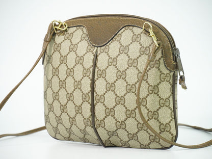 Gucci Sherry Line GG Supreme Shoulder Bag Pochette Beige Shelly — view 2