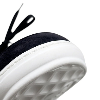 Chanel Sneakers CC Logo Quilted Leather Suede 38 Shoes White Black — view 5