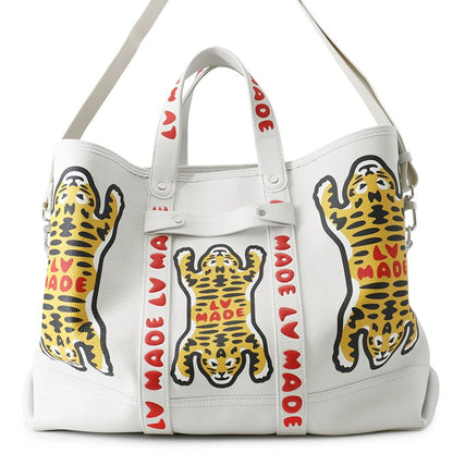 Louis Vuitton Tote Collaboration Trolley 2-Way White