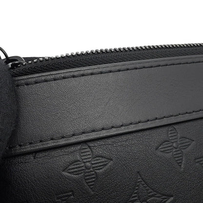 Louis Vuitton Clutch Monogram Shadow Pochette Discovery Black — view 7