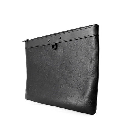 Louis Vuitton Clutch Monogram Shadow Pochette Discovery Black — view 2