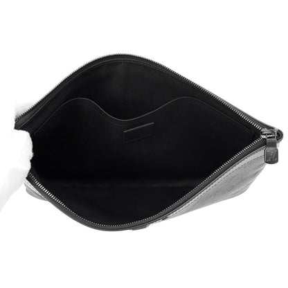 Louis Vuitton Clutch Monogram Shadow Pochette Discovery Black — view 5