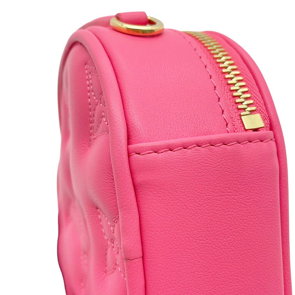 Louis Vuitton Monogram Bubble Glam Pop My LV Heart Pouch 2-Way Shoulder Bag Pink — view 9