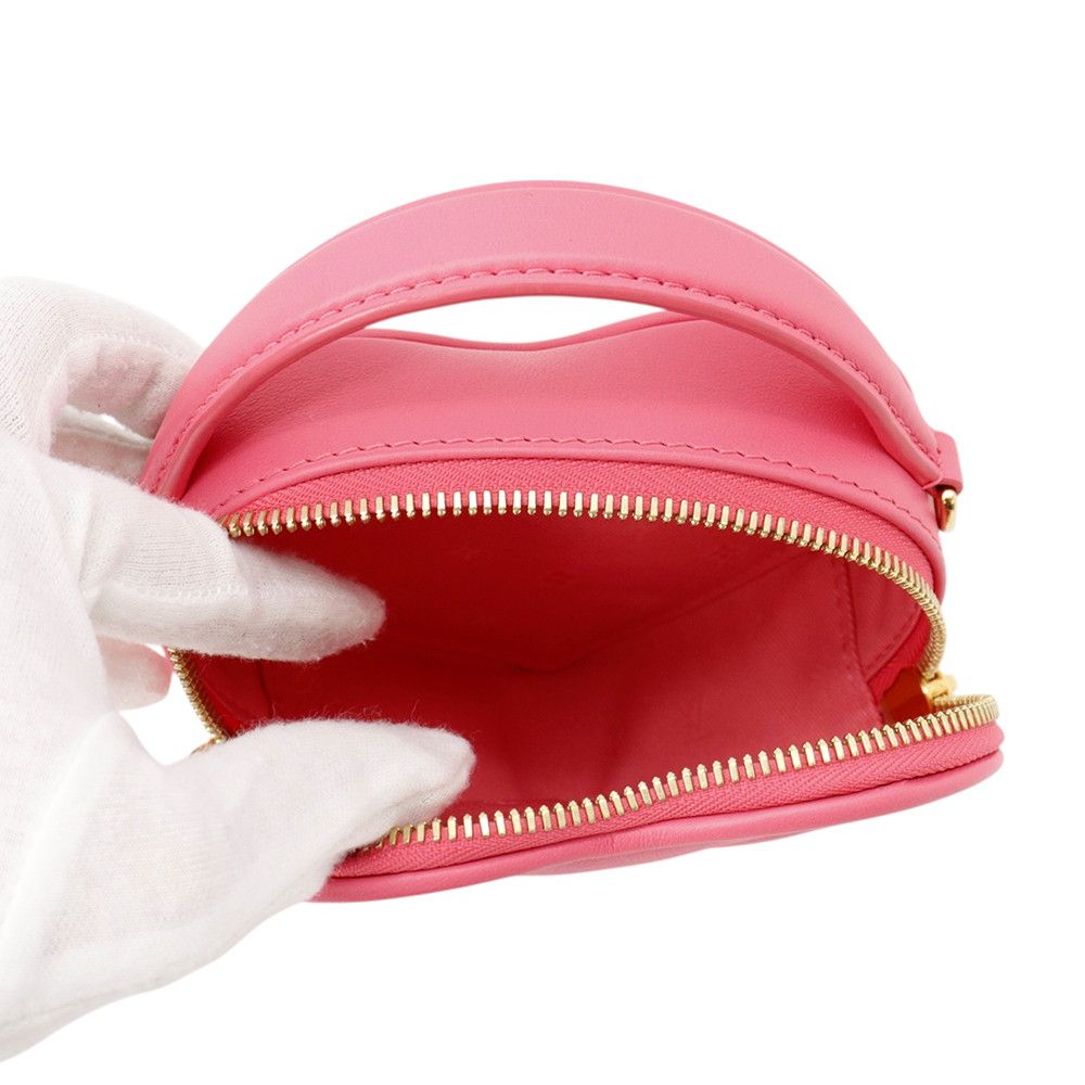 Louis Vuitton Monogram Bubble Glam Pop My LV Heart Pouch 2-Way Shoulder Bag Pink — view 6