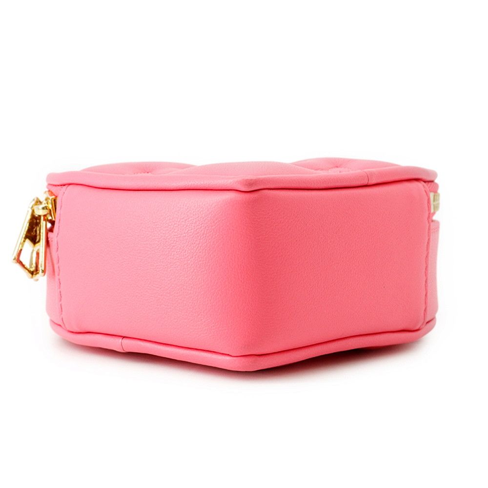 Louis Vuitton Monogram Bubble Glam Pop My LV Heart Pouch 2-Way Shoulder Bag Pink — view 3