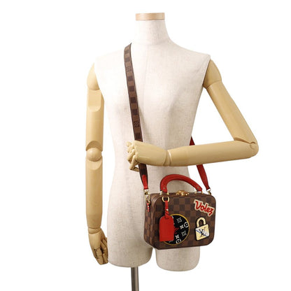 Louis Vuitton Handbag Damier Ebene LV Stories Box 2-Way Shoulder Patchwork — view 5