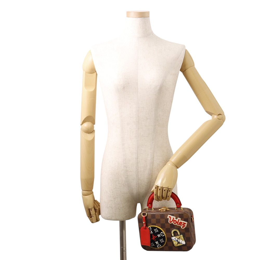Louis Vuitton Handbag Damier Ebene LV Stories Box 2-Way Shoulder Patchwork — view 4