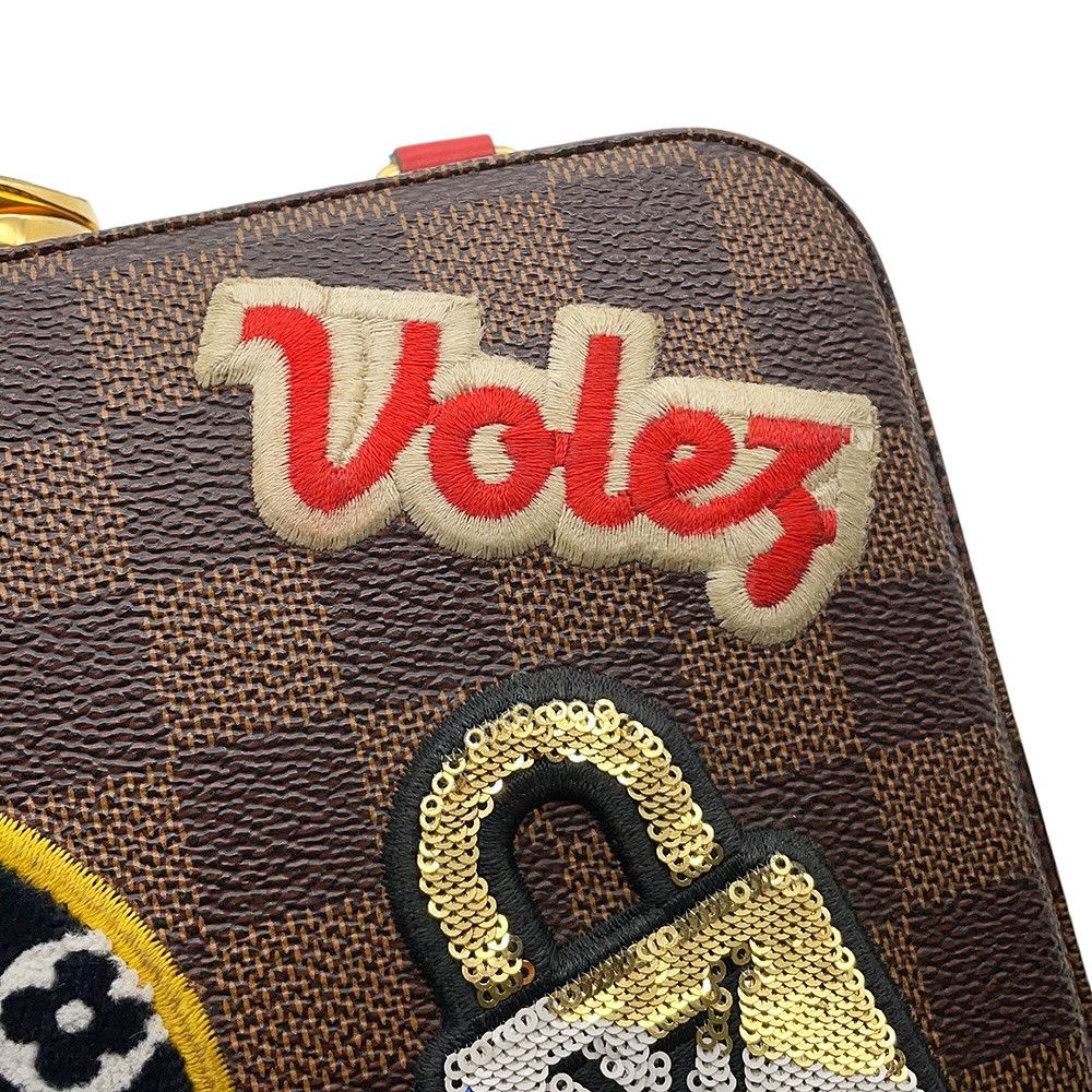 Louis Vuitton Handbag Damier Ebene LV Stories Box 2-Way Shoulder Patchwork — view 8