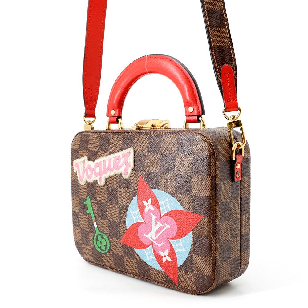 Louis Vuitton Handbag Damier Ebene LV Stories Box 2-Way Shoulder Patchwork — view 2