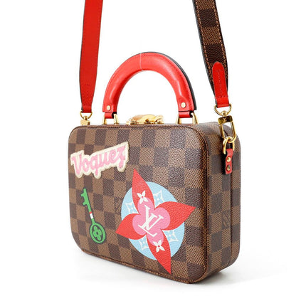 Louis Vuitton Handbag Damier Ebene LV Stories Box 2-Way Shoulder Patchwork — view 2