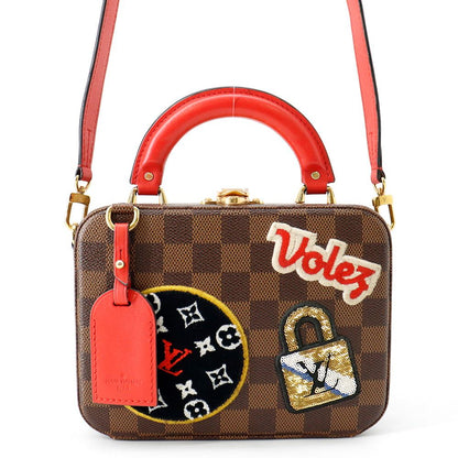 Louis Vuitton Handbag Damier Ebene LV Stories Box 2-Way Shoulder Patchwork