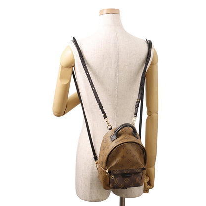 Louis Vuitton Backpack Monogram Reverse Palm Springs Mini Bag Black — view 5