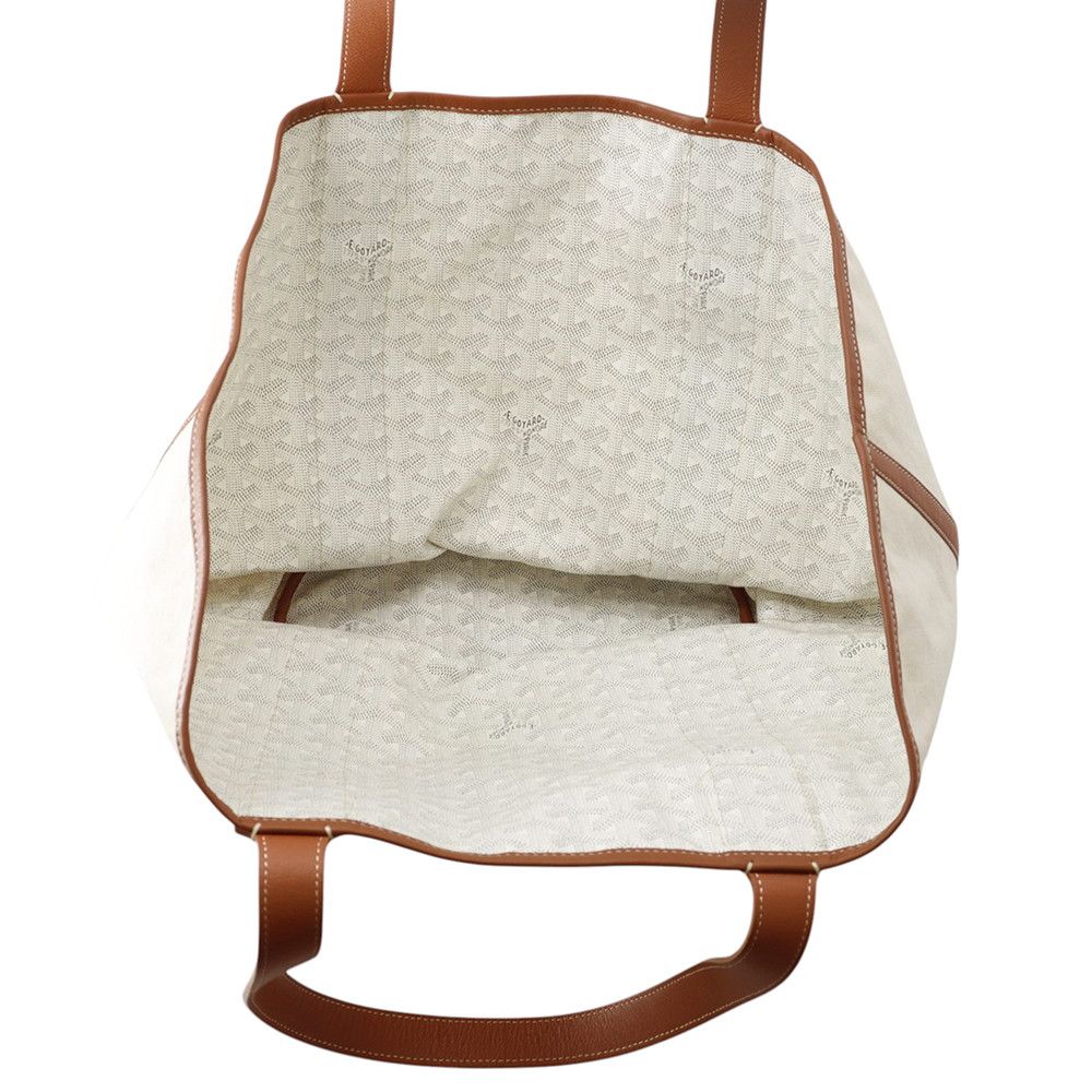 Goyard Tote Belara Reversible Canvas White — view 5