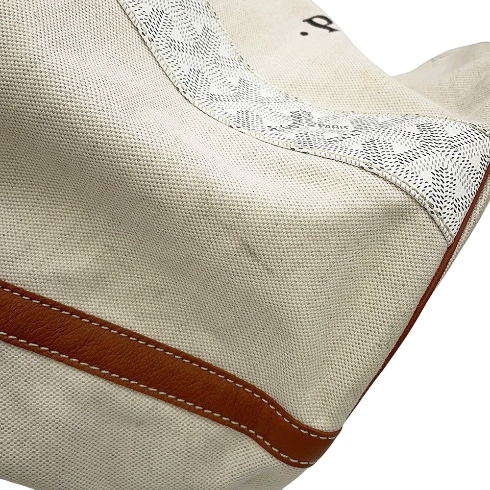 Goyard Tote Belara Reversible Canvas White — view 6