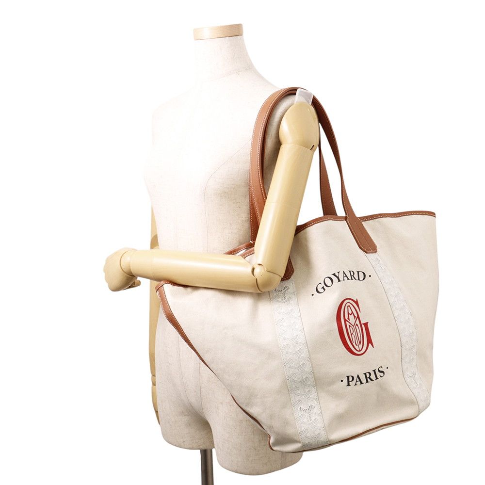 Goyard Tote Belara Reversible Canvas White — view 4