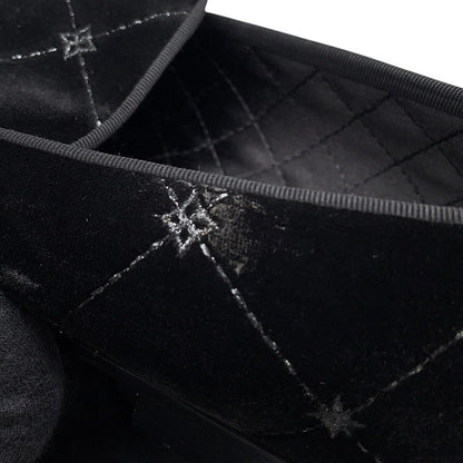 Louis Vuitton Opera Shoes LV Velour 5.5 Black — view 6