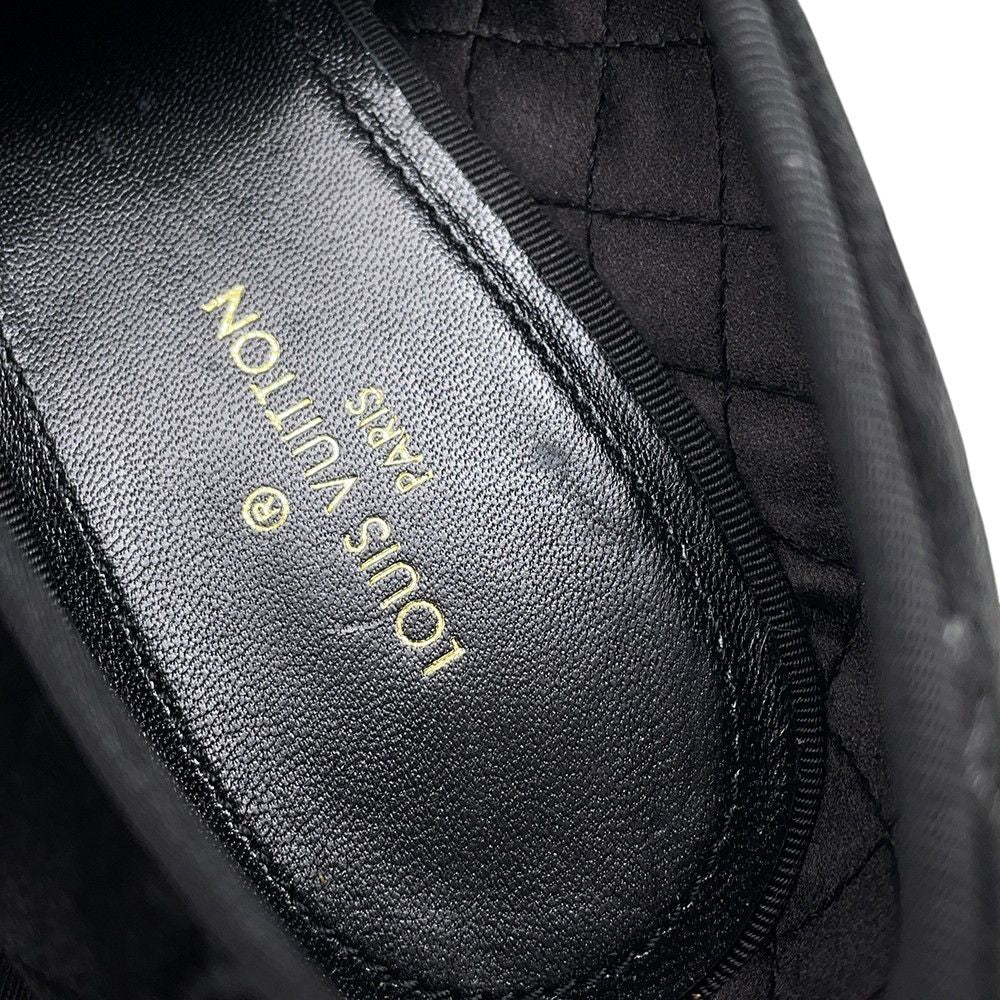 Louis Vuitton Opera Shoes LV Velour 5.5 Black — view 7