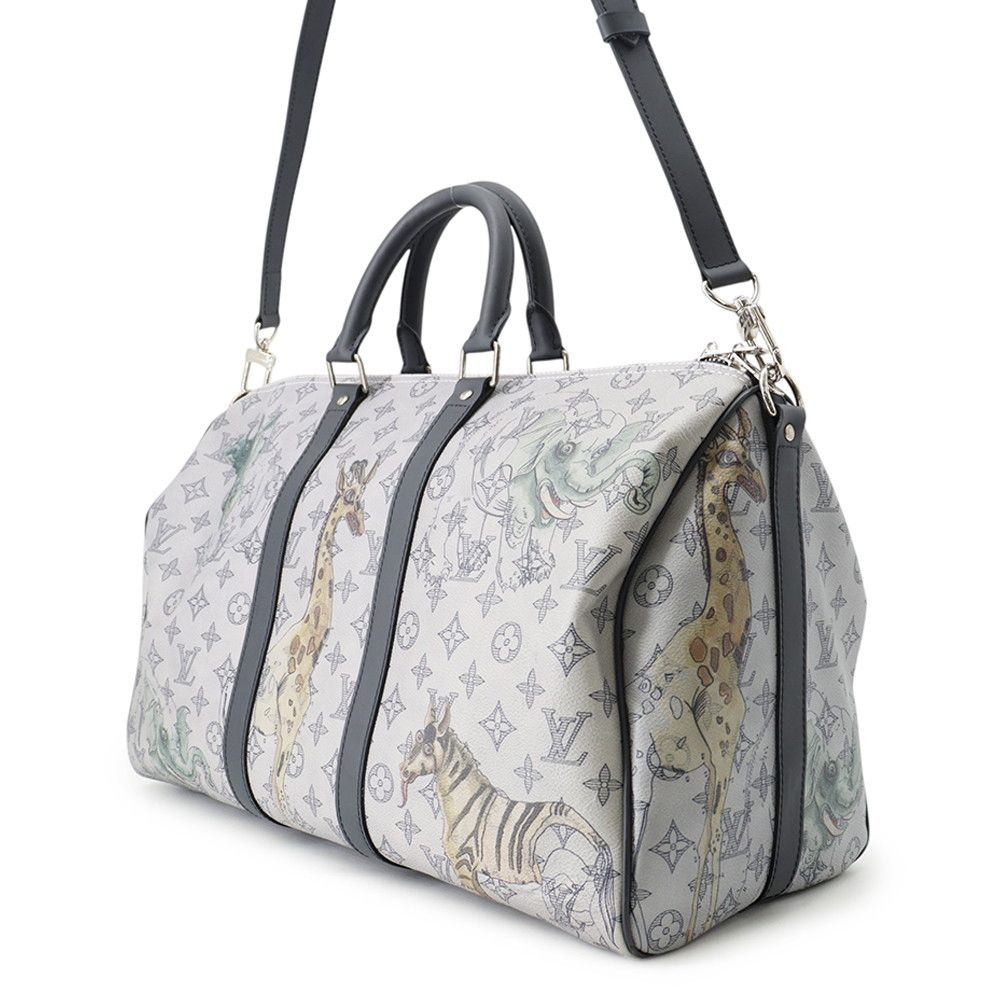 Louis Vuitton Boston Bag Monogram Savannah Keepall Bandouliere 45 2-Way — view 2