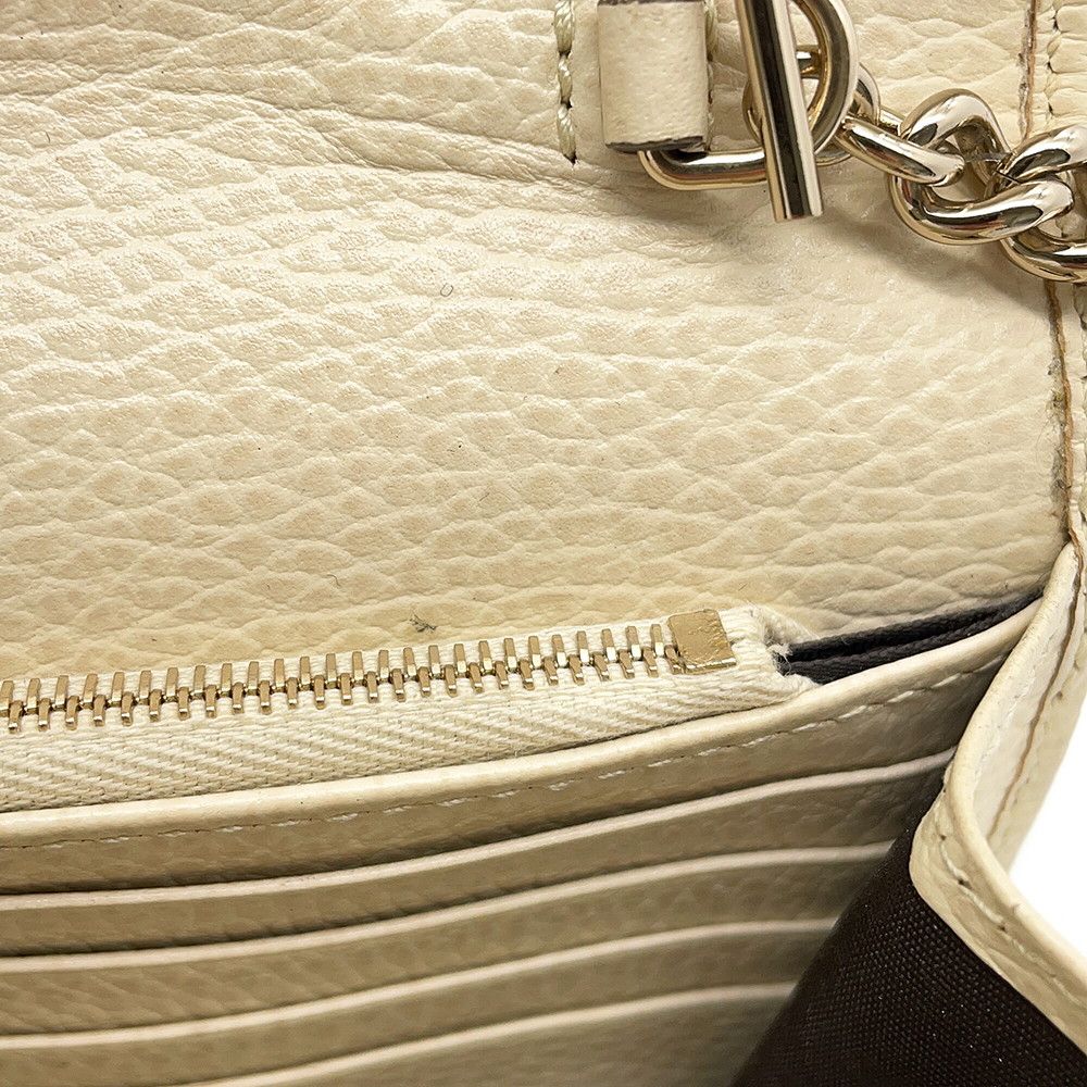 Gucci Chain Shoulder Wallet Interlocking GG Leather — view 8