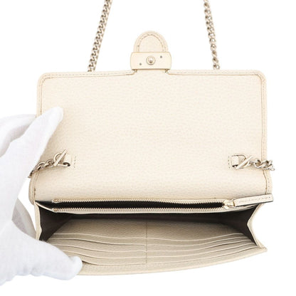Gucci Chain Shoulder Wallet Interlocking GG Leather — view 6