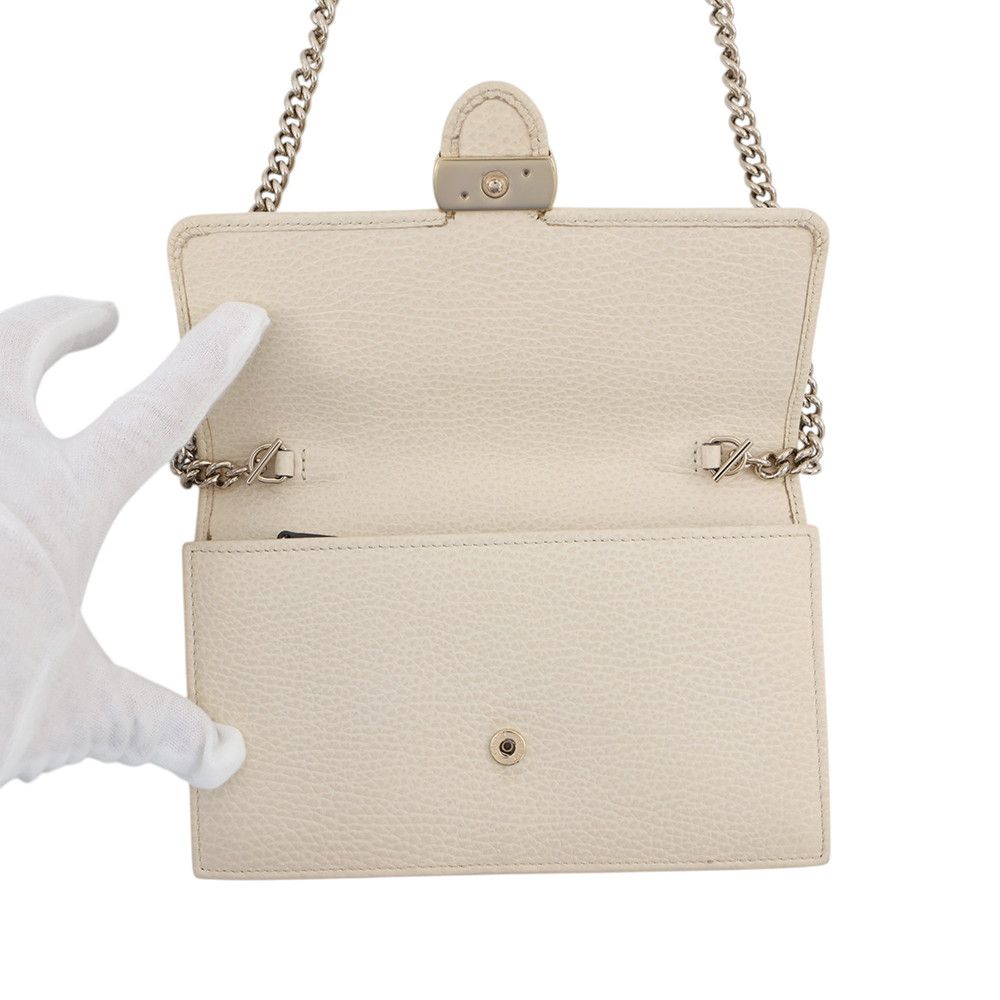 Gucci Chain Shoulder Wallet Interlocking GG Leather — view 5