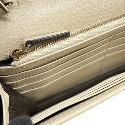 Gucci Chain Shoulder Wallet Interlocking GG Leather — view 9