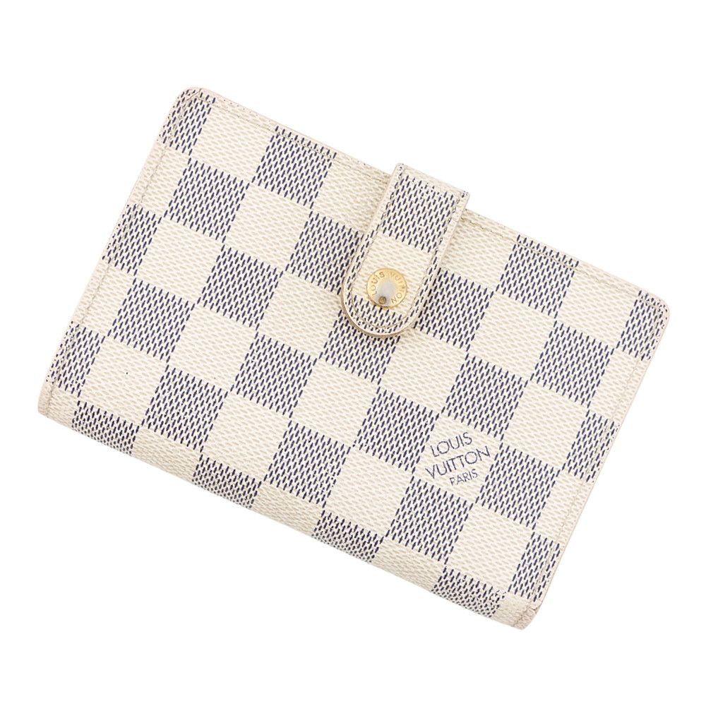 Louis Vuitton Bifold Wallet Damier Azur Portefeuille Viennois