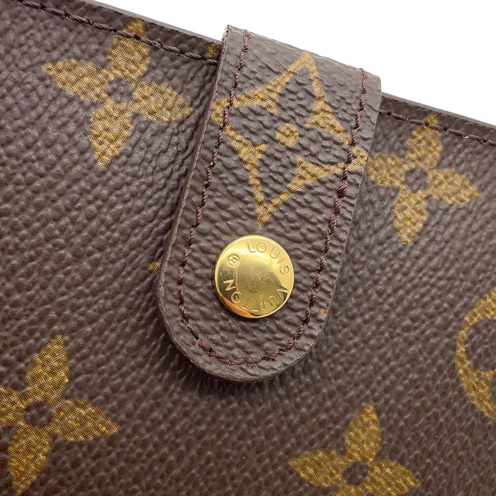 Louis Vuitton Bifold Wallet Monogram Compact Zip Vintage — view 7