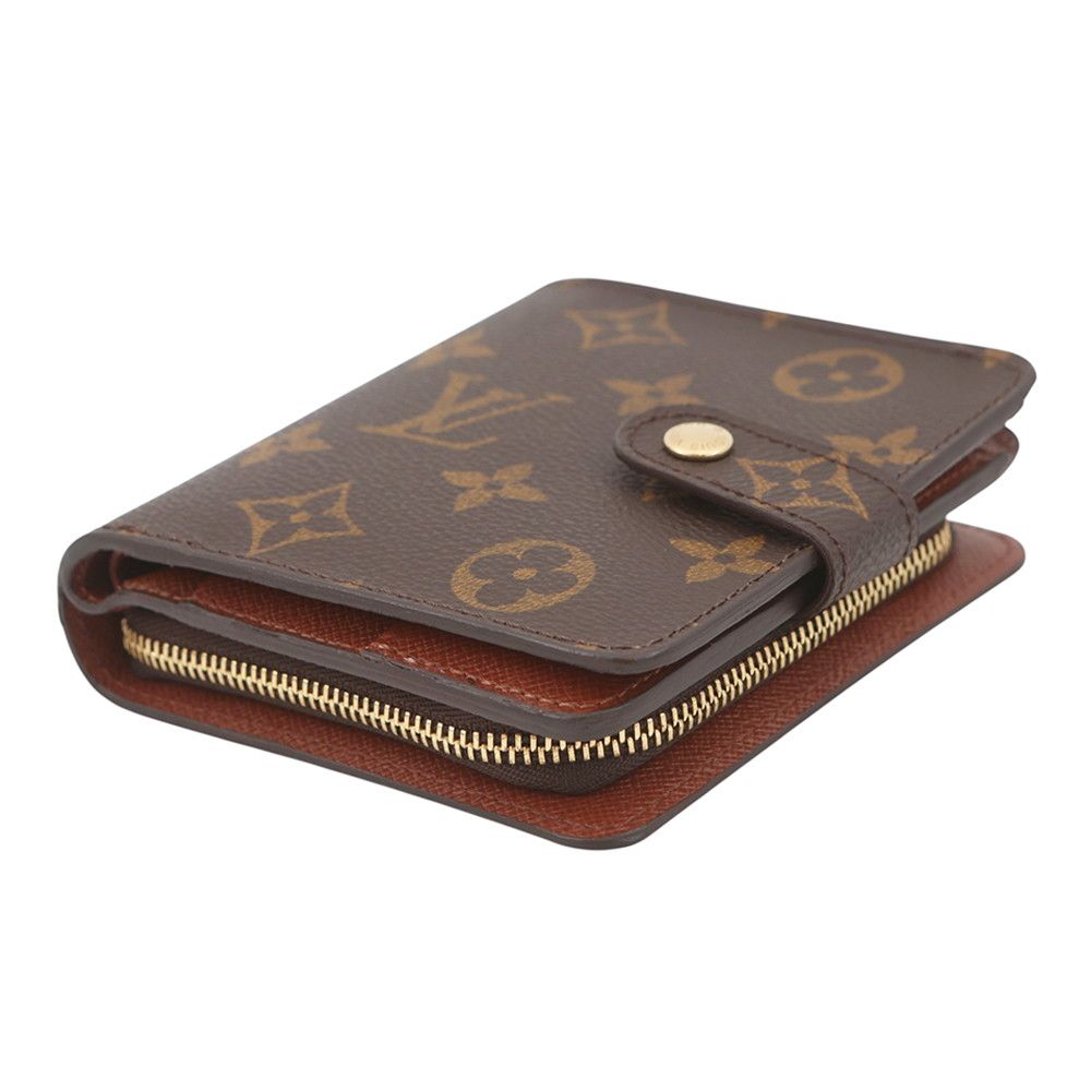 Louis Vuitton Bifold Wallet Monogram Compact Zip Vintage — view 2