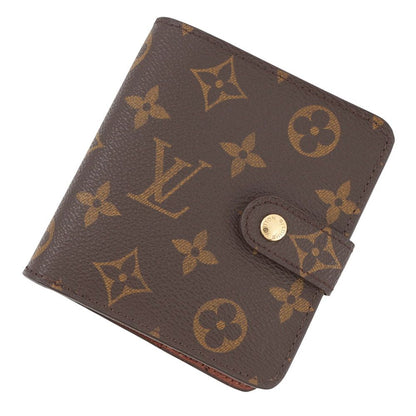 Louis Vuitton Bifold Wallet Monogram Compact Zip Vintage