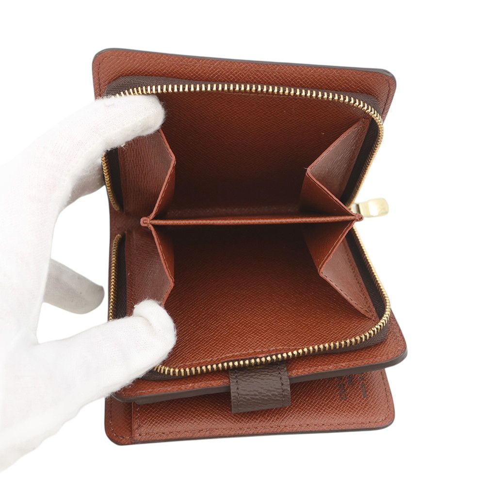 Louis Vuitton Bifold Wallet Monogram Compact Zip Vintage — view 6