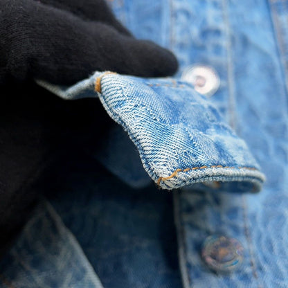 Chanel Vest Denim Camellia Cotton 36 — view 4