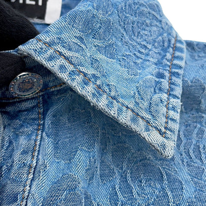 Chanel Vest Denim Camellia Cotton 36 — view 6