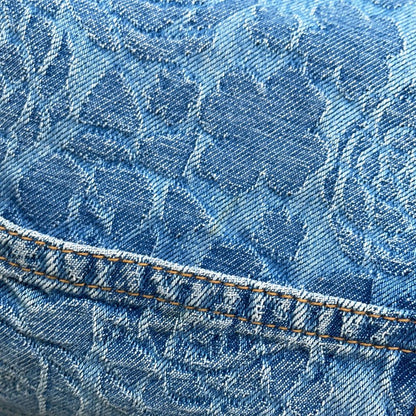 Chanel Vest Denim Camellia Cotton 36 — view 5