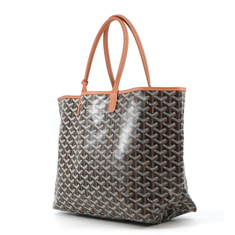 Goyard Tote Saint Louis PM Leather Black with Pouch — view 2