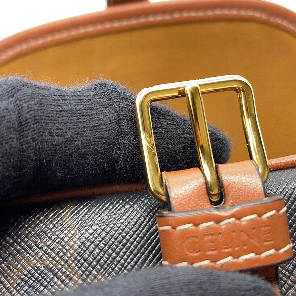 Celine Shoulder Bag Triomphe Folco Leather — view 9
