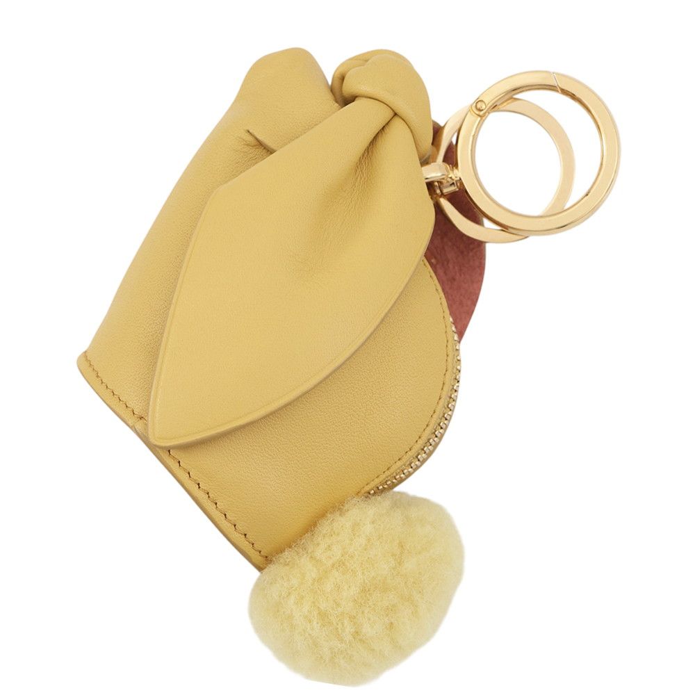 Loewe Charm Animal Bunny Leather Pouch