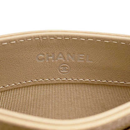 Chanel Card Case Classic Quilted CC Logo Caviar Leather Constant — view 5