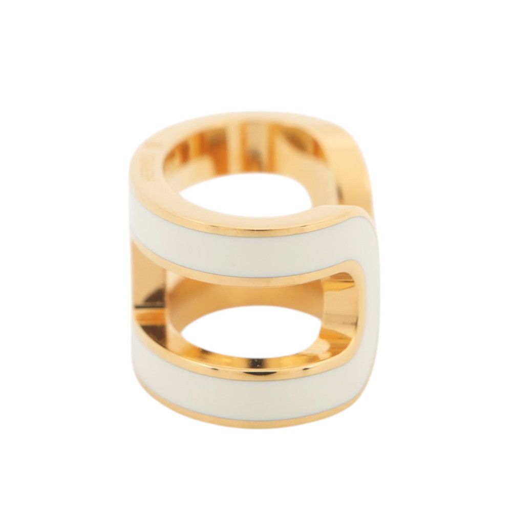 Hermes Pop White Gold Earring — view 2